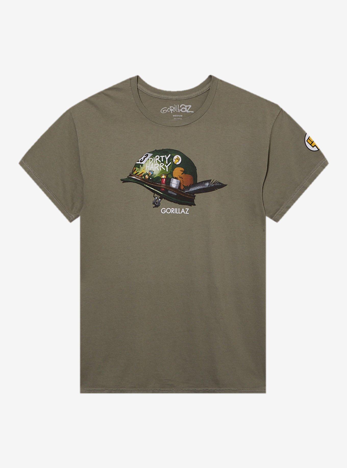 Gorillaz Dirty Harry Helmet T-Shirt, , hi-res