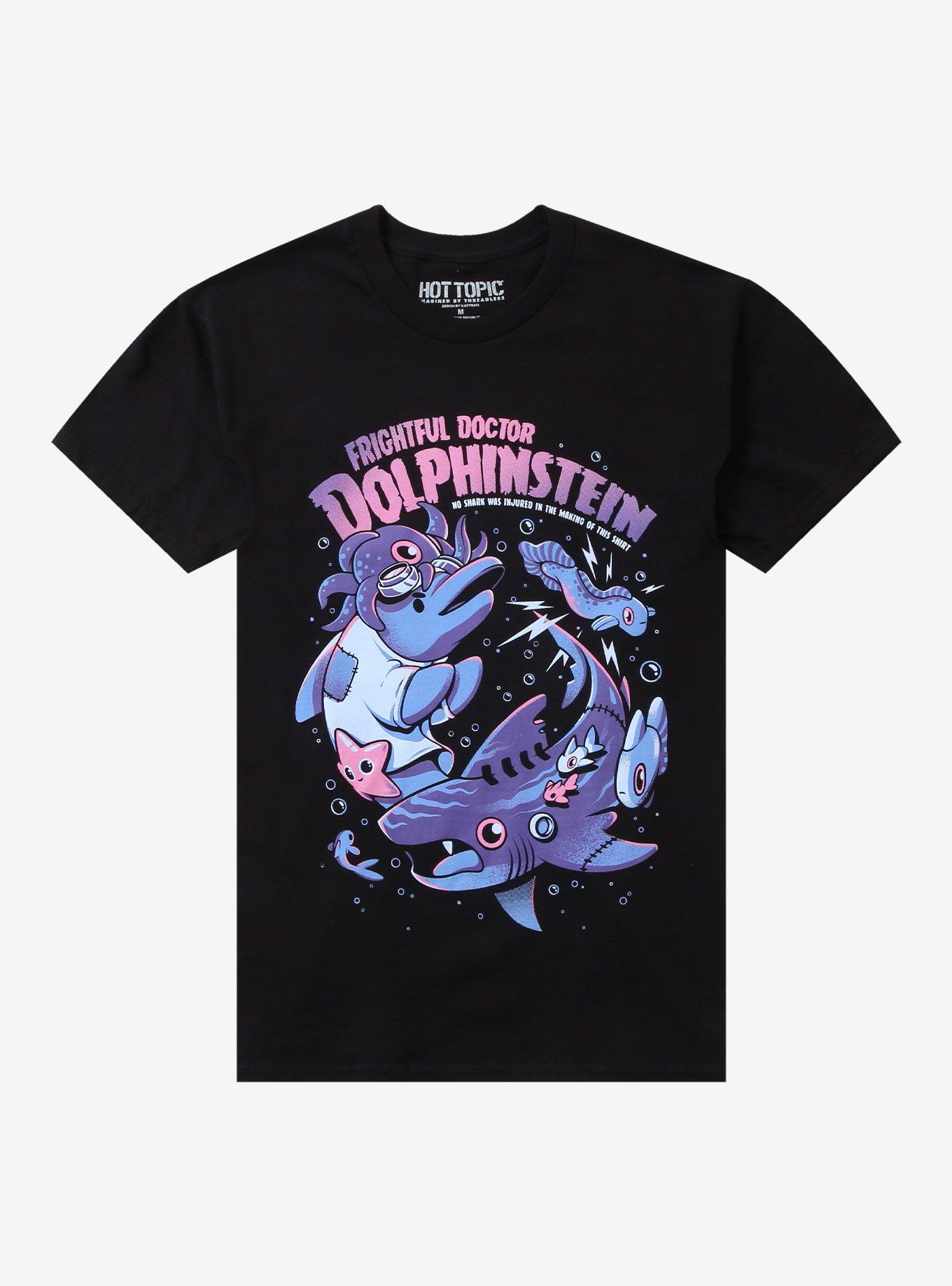 Doctor Dolphinstein T-Shirt By Ilustrata, , hi-res