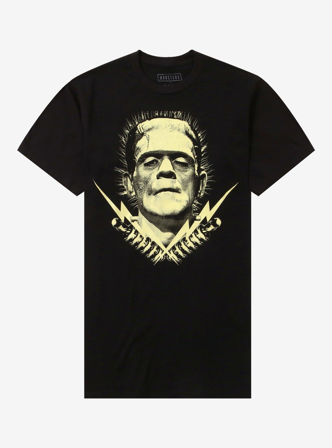 Rock Rebel Universal Monsters Frankenstein Glow-In-The-Dark T-Shirt, , hi-res