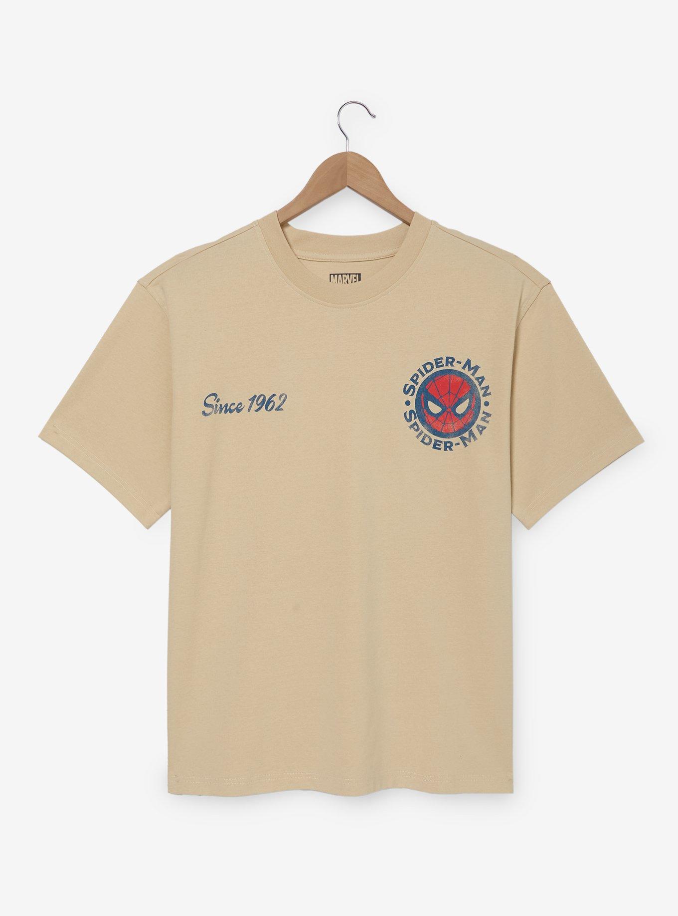 Marvel Spider-Man Retro Badge T-Shirt - BoxLunch Exclusive, , hi-res