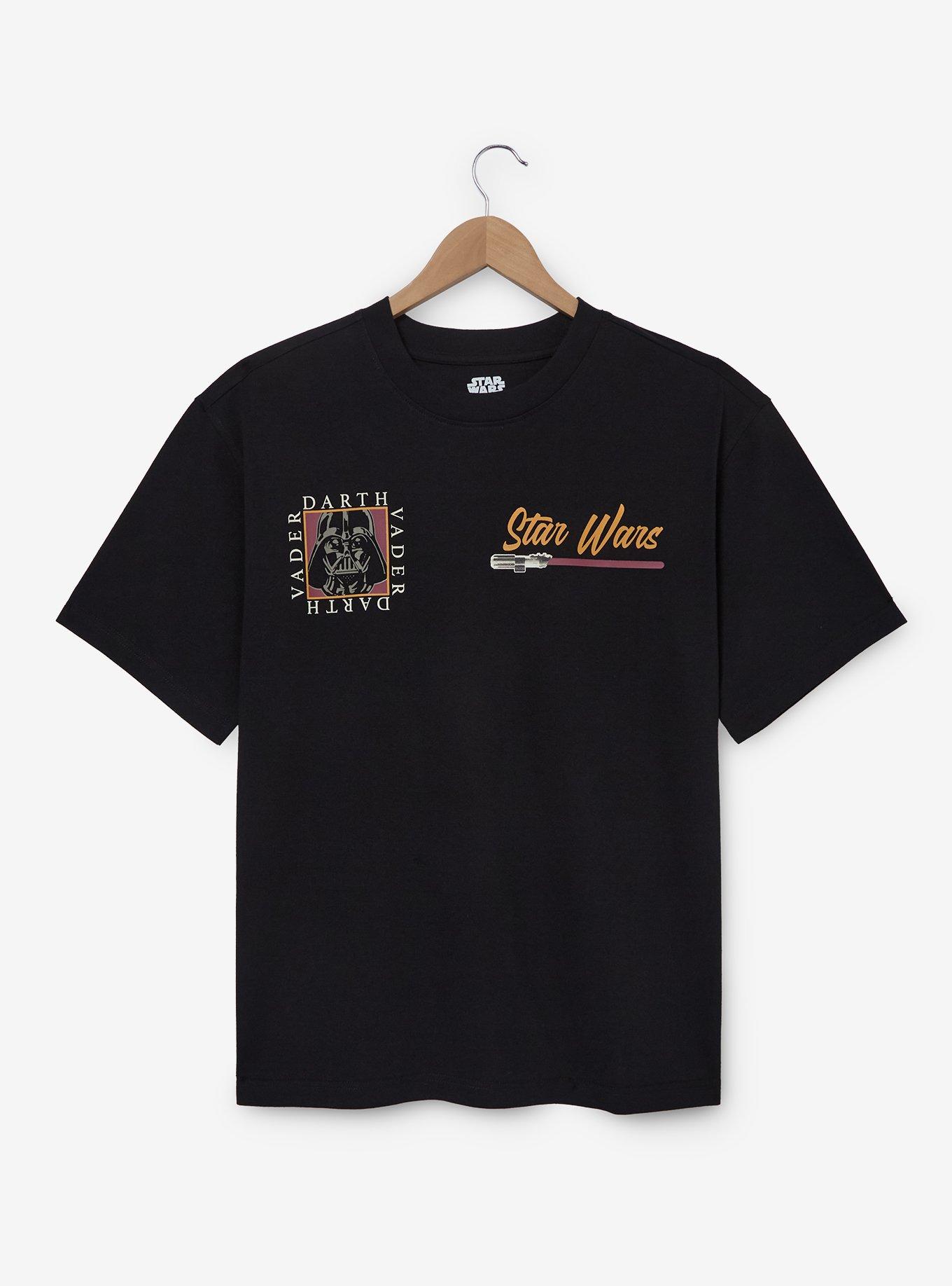 Star Wars Darth Vader Retro Badge T-Shirt - BoxLunch Exclusive, , hi-res