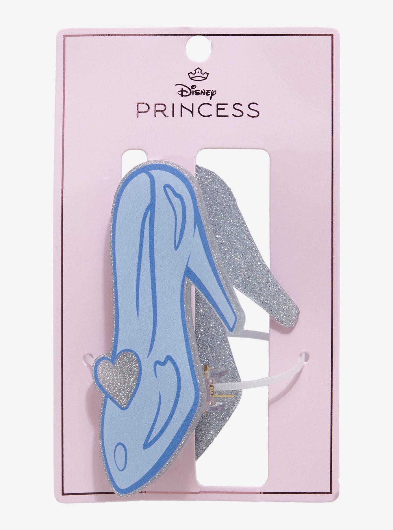 Disney Cinderella Glass Slipper Figural Claw Clip — BoxLunch Exclusive, , hi-res