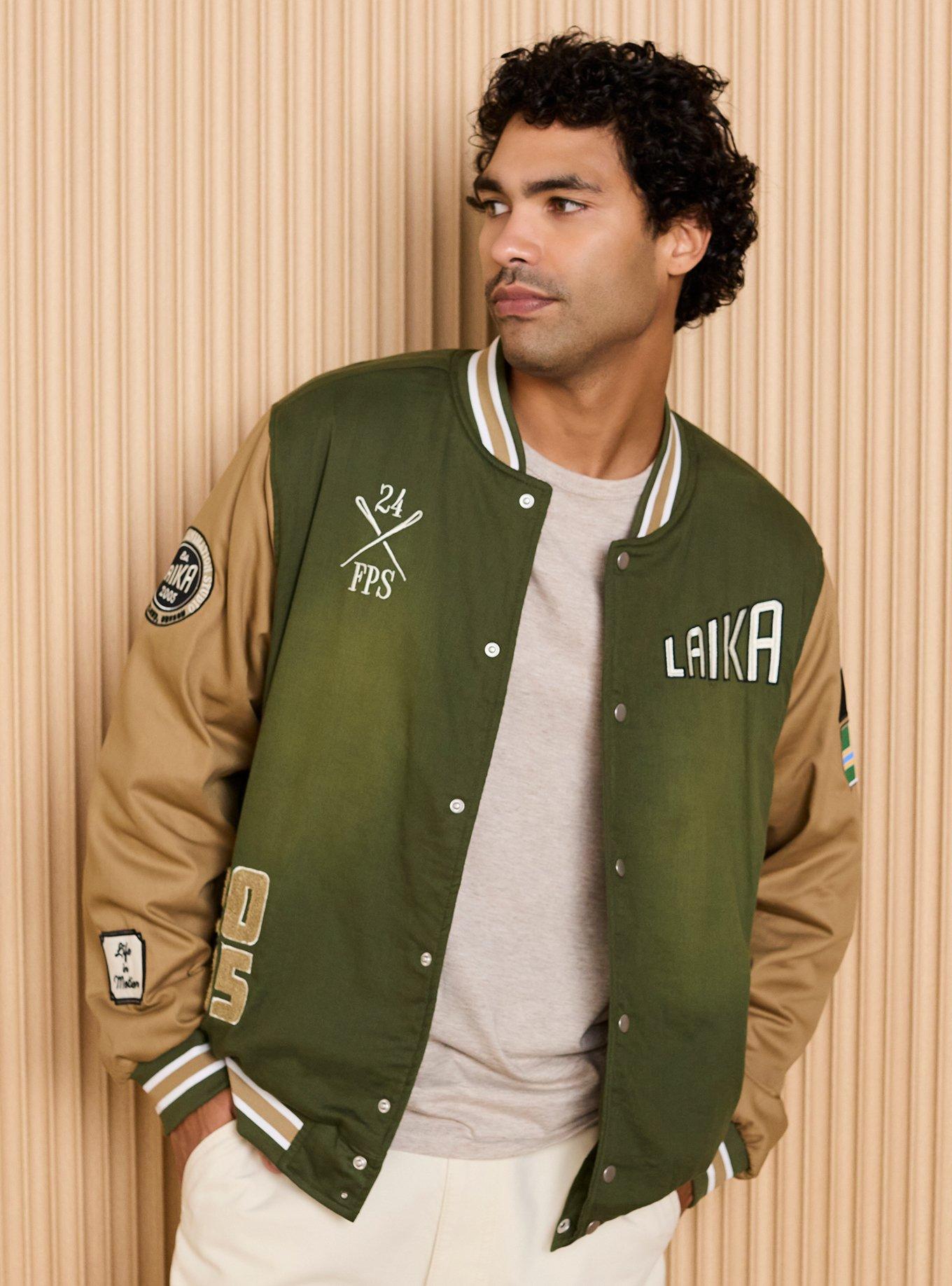 Laika Studios Denim Varsity Jacket (BoxLunch 10th Anniversary) — BoxLunch Exclusive, , hi-res