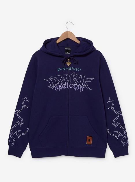 Yu-Gi-Oh! Dark Magician Embroidered Zippered Hoodie - BoxLunch