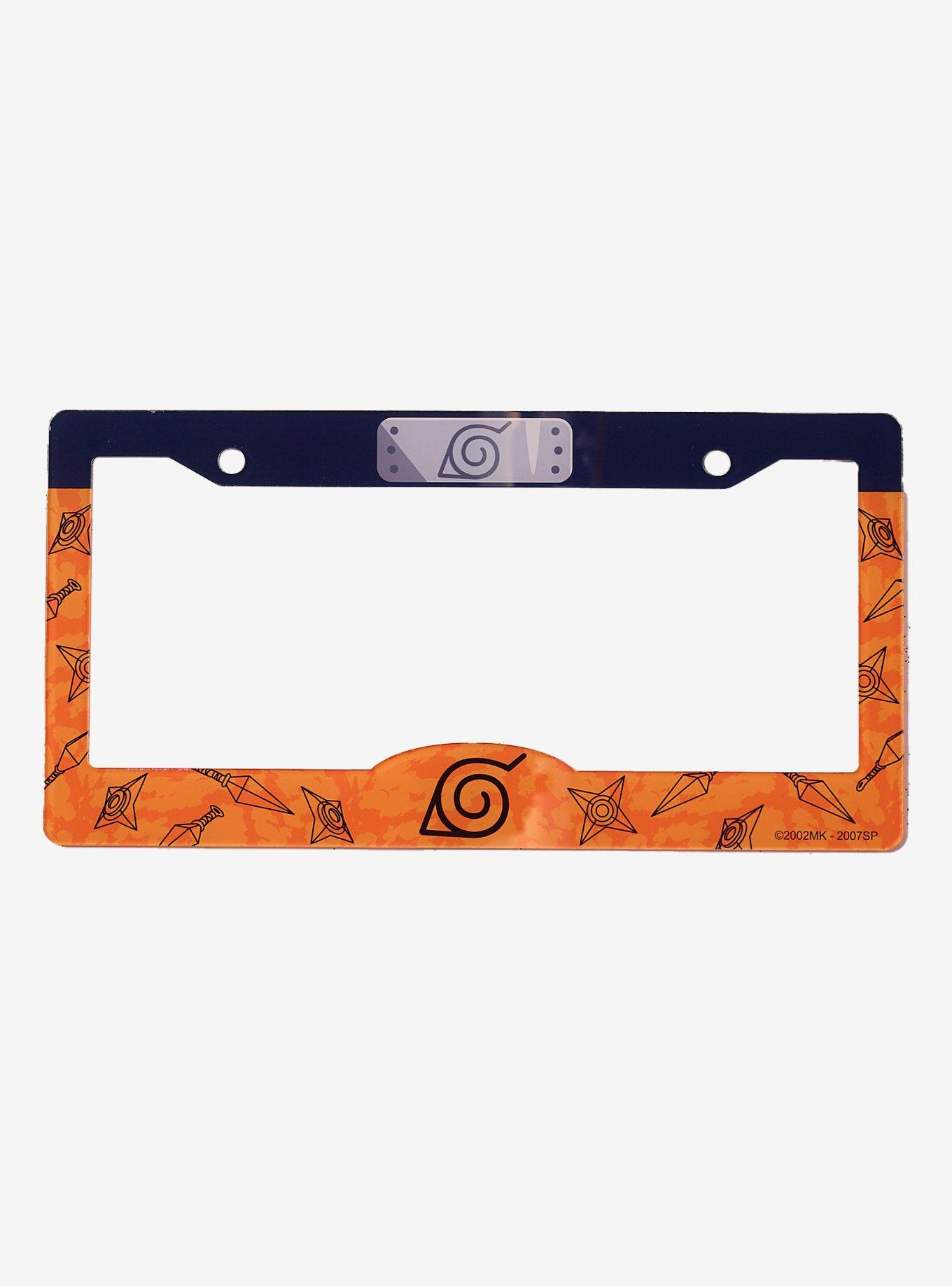 Naruto Shippuden Hidden Leaf Village License Plate Fram — BoxLunch Exclusive, , hi-res