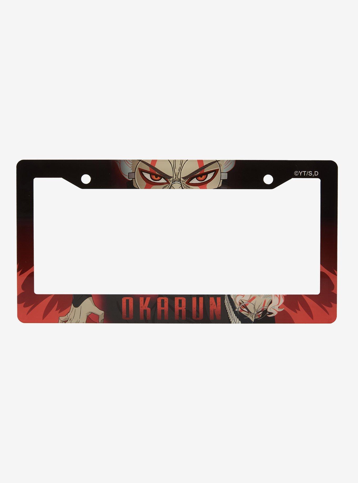 Dandadan Okarun Liscense Plate Frame, , hi-res