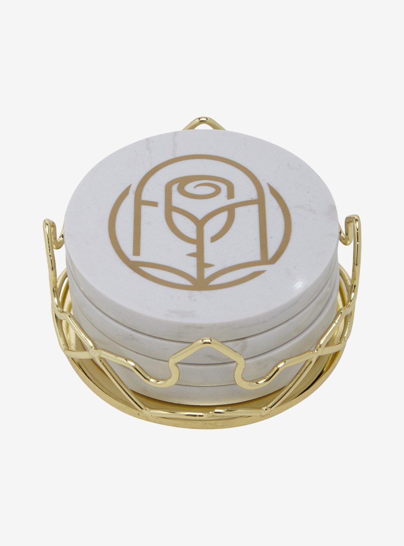 Disney Princess Icons Marble Coaster Set — BoxLunch Exclusive, , hi-res