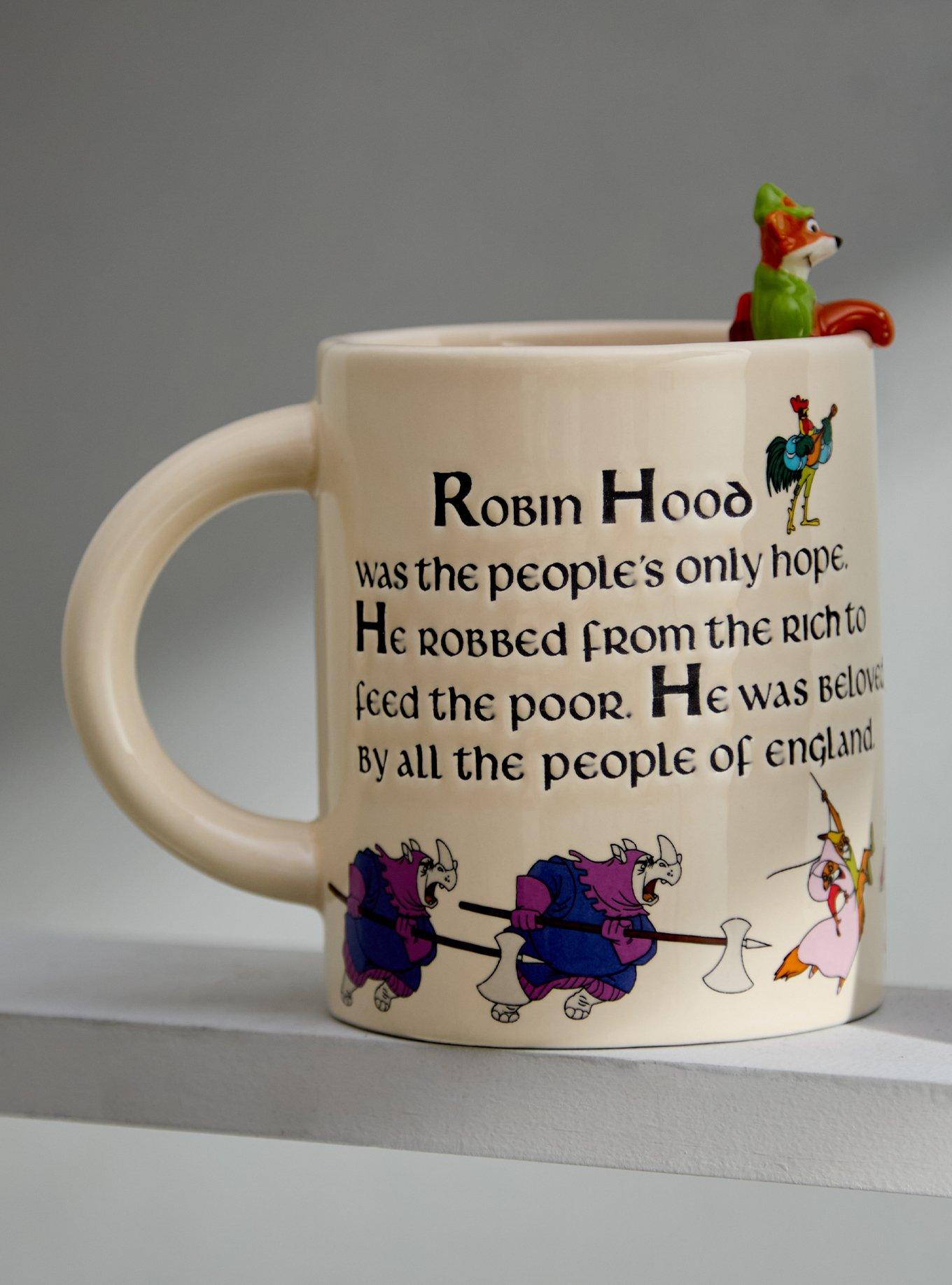 Disney Robin Hood Intro Script Robin Hood Peeking Mug - BoxLunch Exclusive, , hi-res