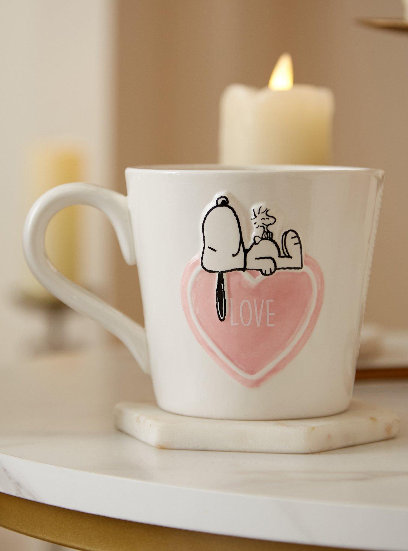 Peanuts Snoopy & Woodstock Heart Mug — BoxLunch Exclusive, , hi-res