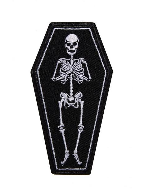 Skeleton Coffin Patch | Hot Topic
