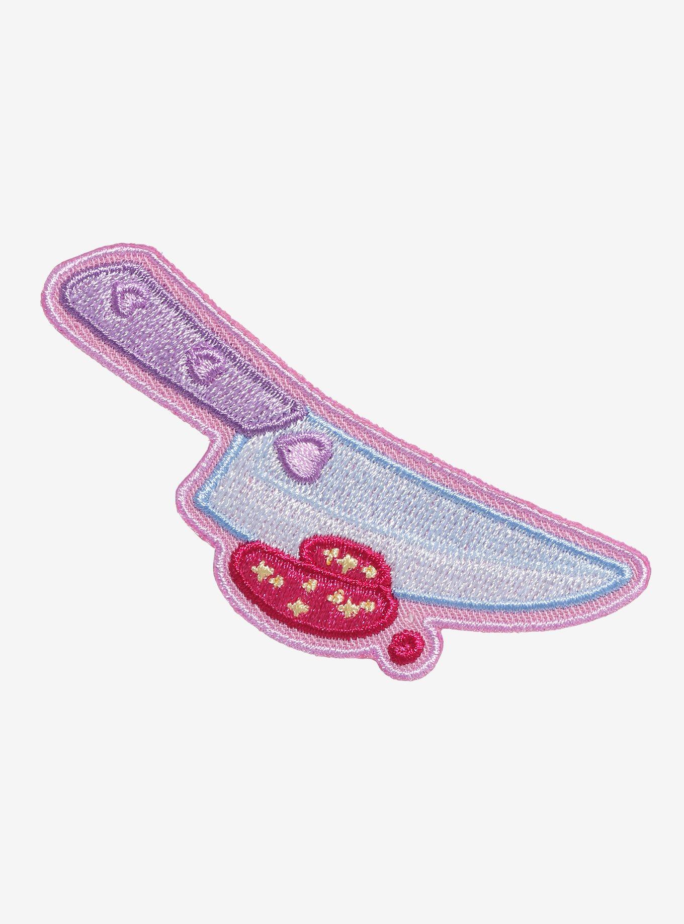Pastel Bloody Knife Patch, , hi-res