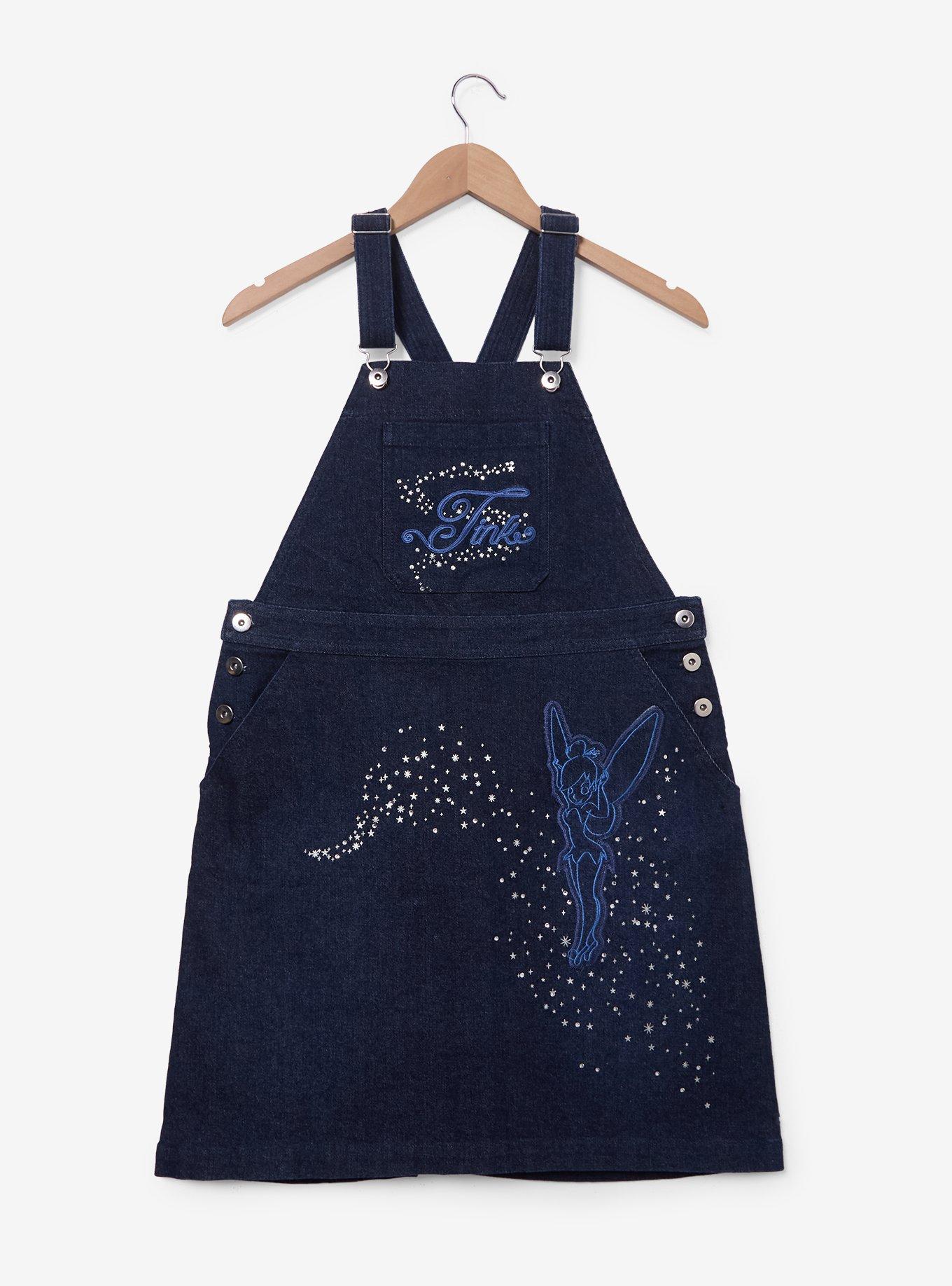 Disney Peter Pan Tinker Bell Sparkle Overall Dress — BoxLunch Exclusive, , hi-res