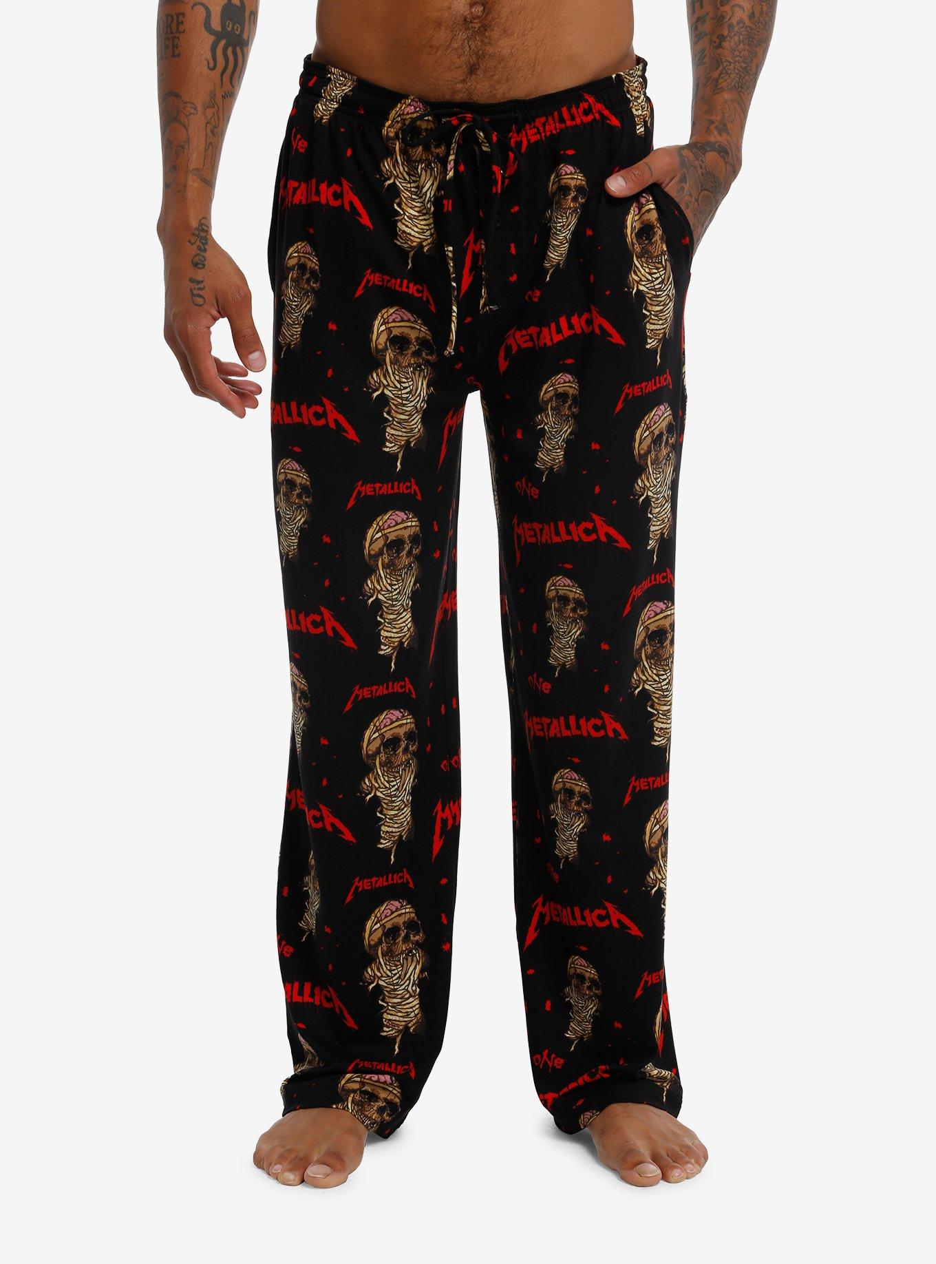 Metallica One Allover Print Pajama Pants, , hi-res