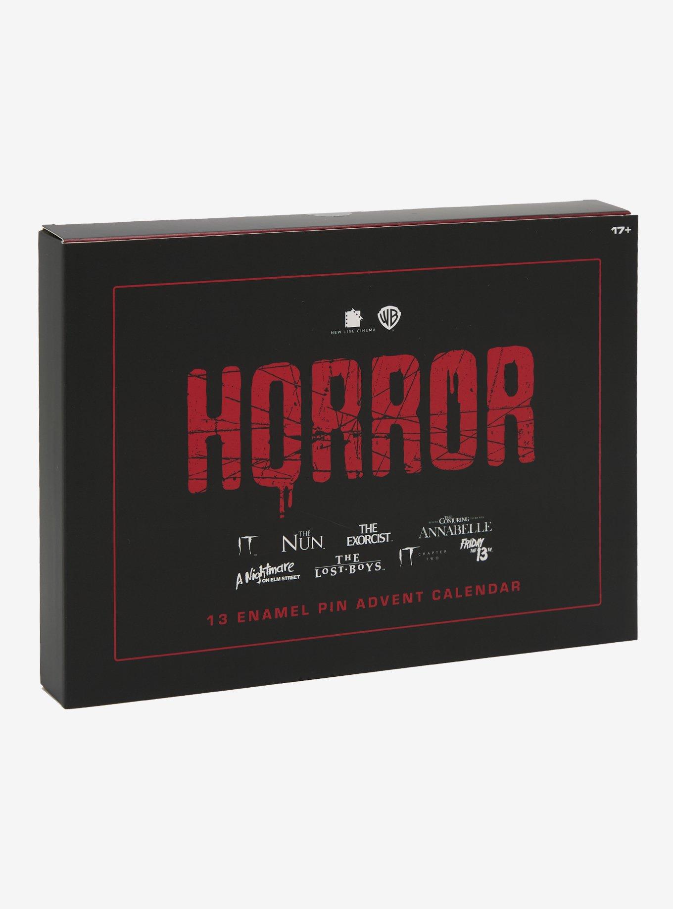 WB Horror 13 Day Advent Calendar Enamel Pin Set, , hi-res