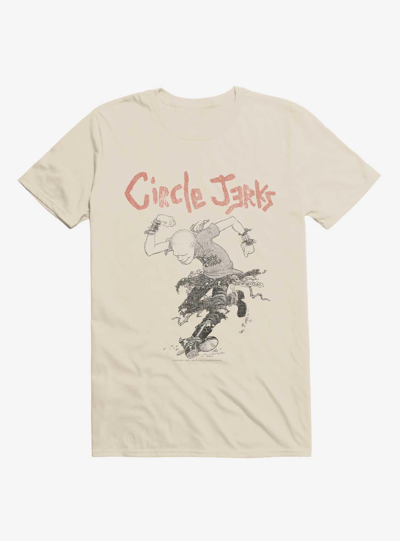 Circle Jerks Skank Man T-Shirt, NATURAL, hi-res