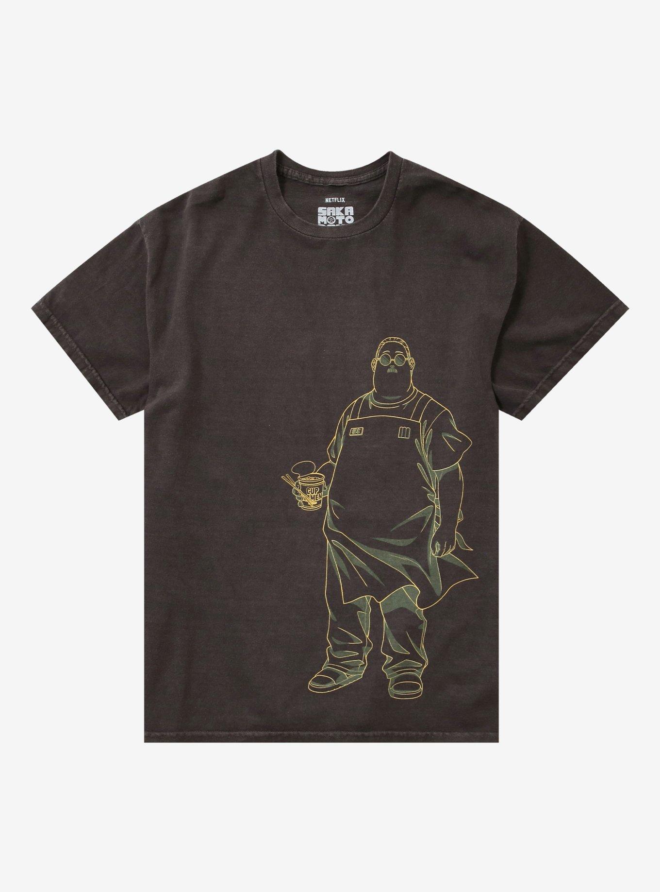 Sakamoto Days Taro Profile Double-Sided Kanji T-Shirt, , hi-res