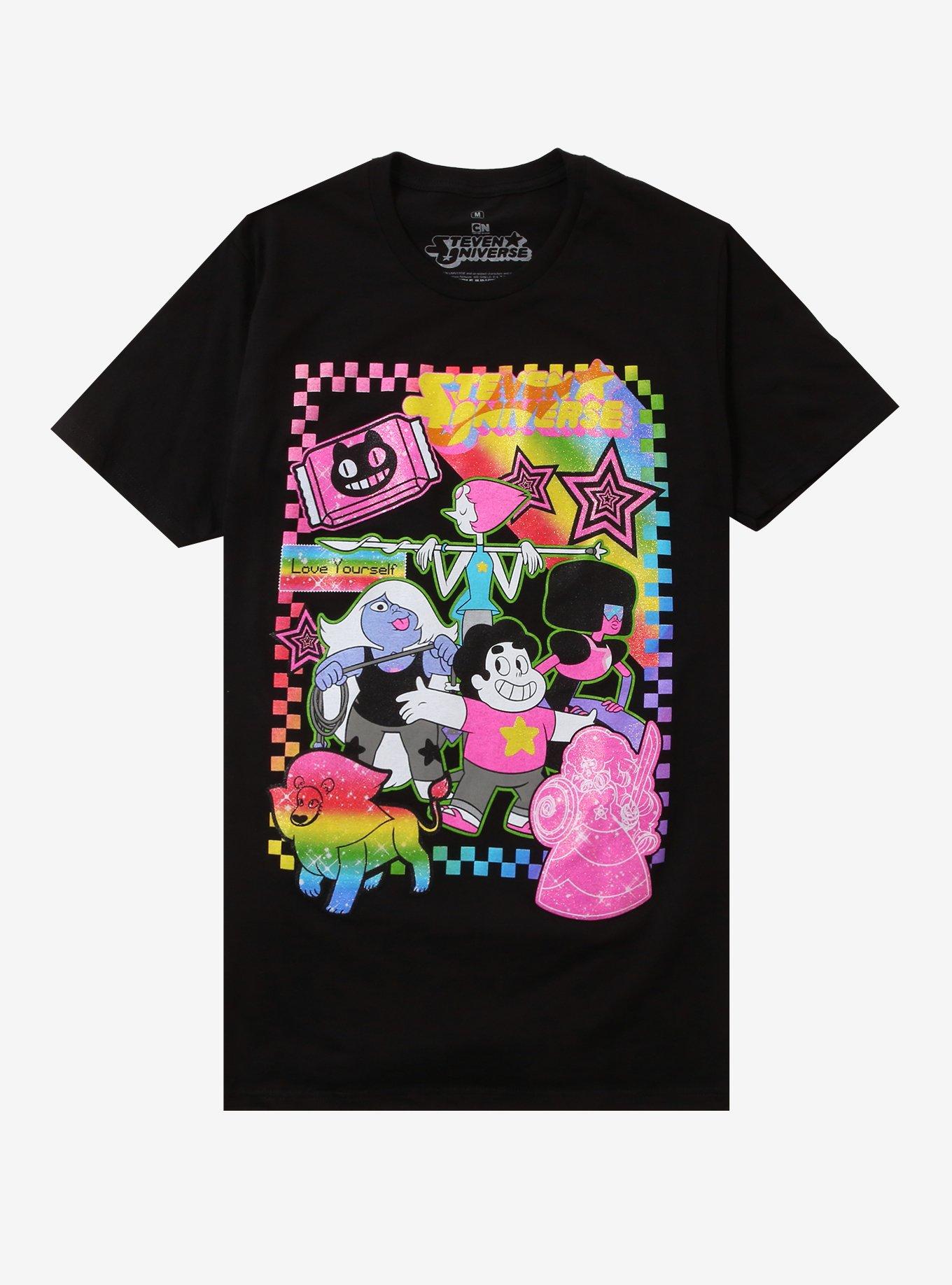 Steven Universe Love Yourself Glitter Print T-Shirt, , hi-res
