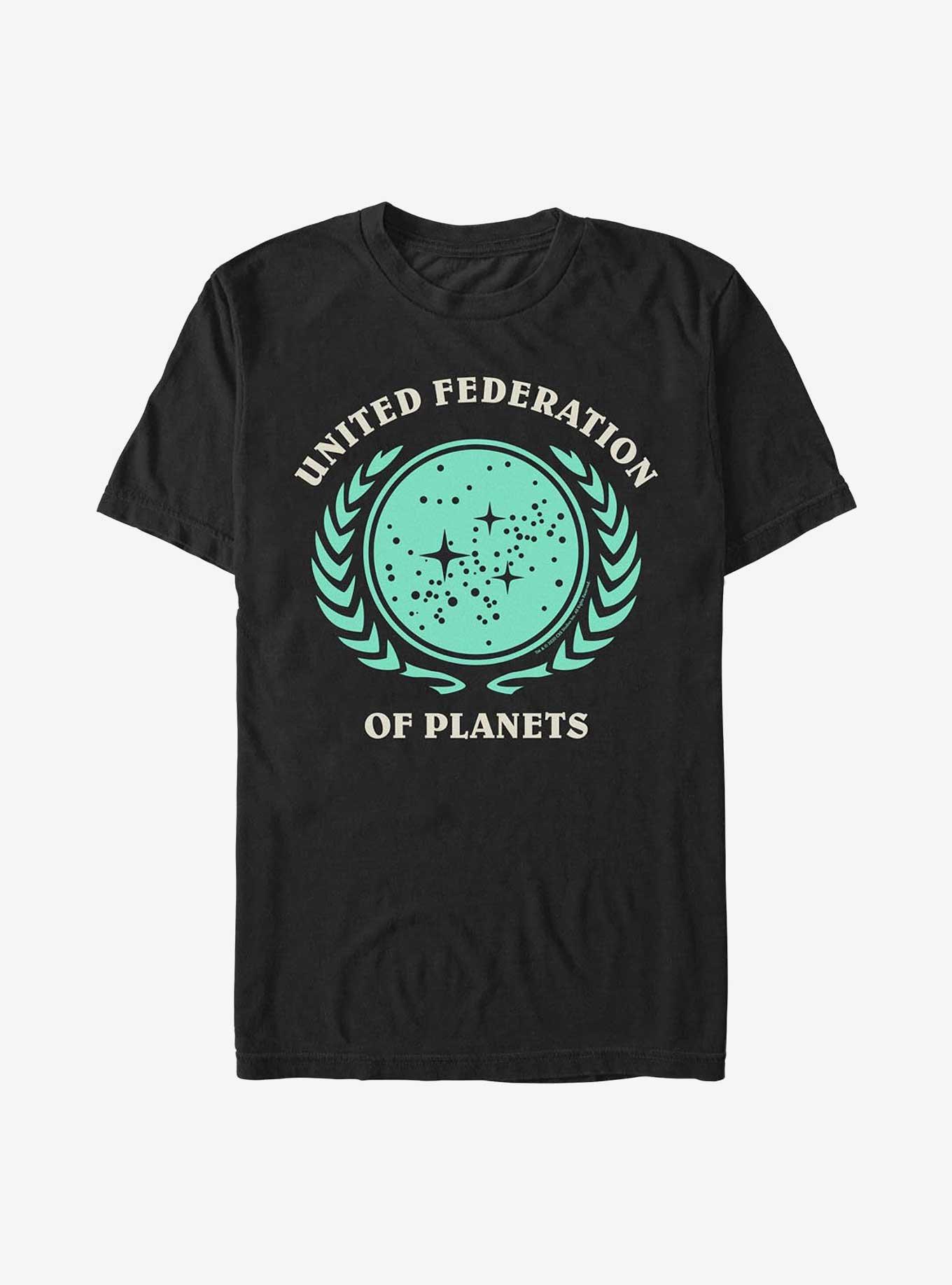 Star Trek Pastel Federation T-Shirt, BLACK, hi-res