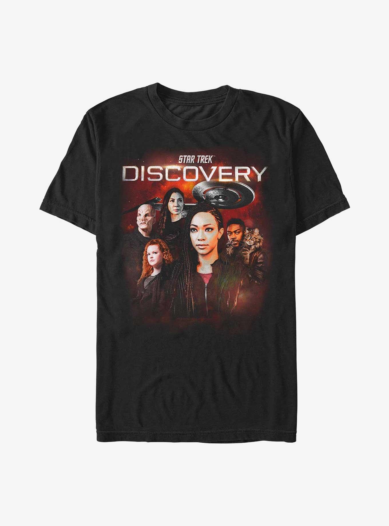 Star Trek Discovery Group T-Shirt, BLACK, hi-res