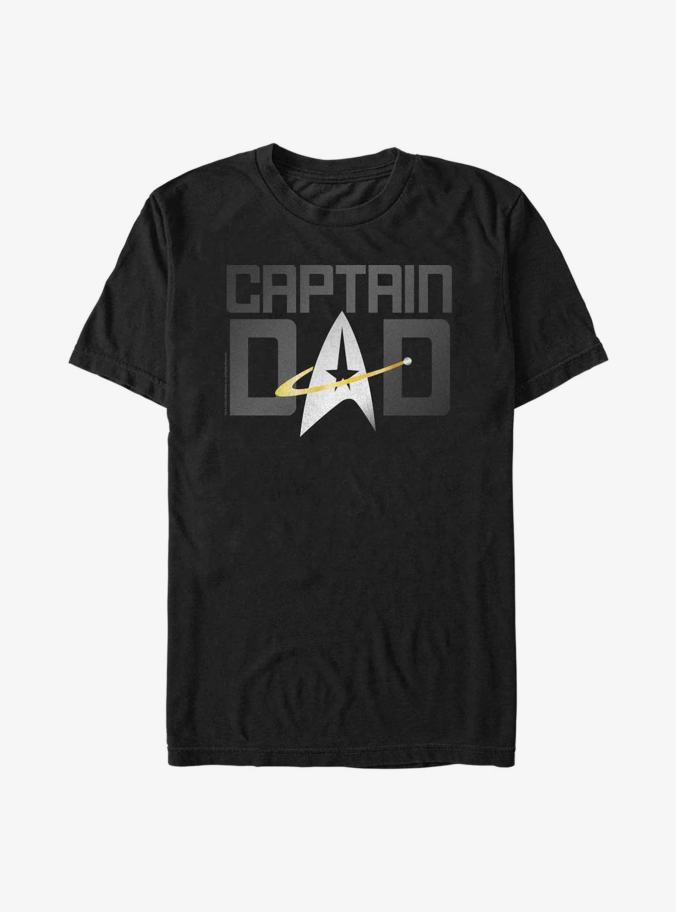 Star Trek Captain Dad T-Shirt