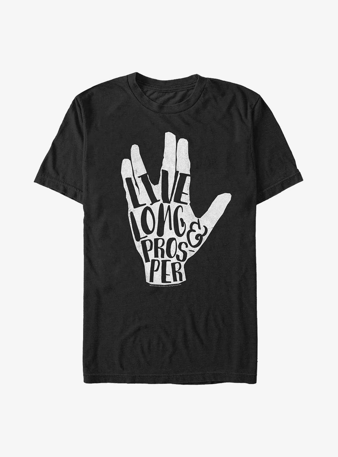 Star Trek Salute Sketch T-Shirt, BLACK, hi-res