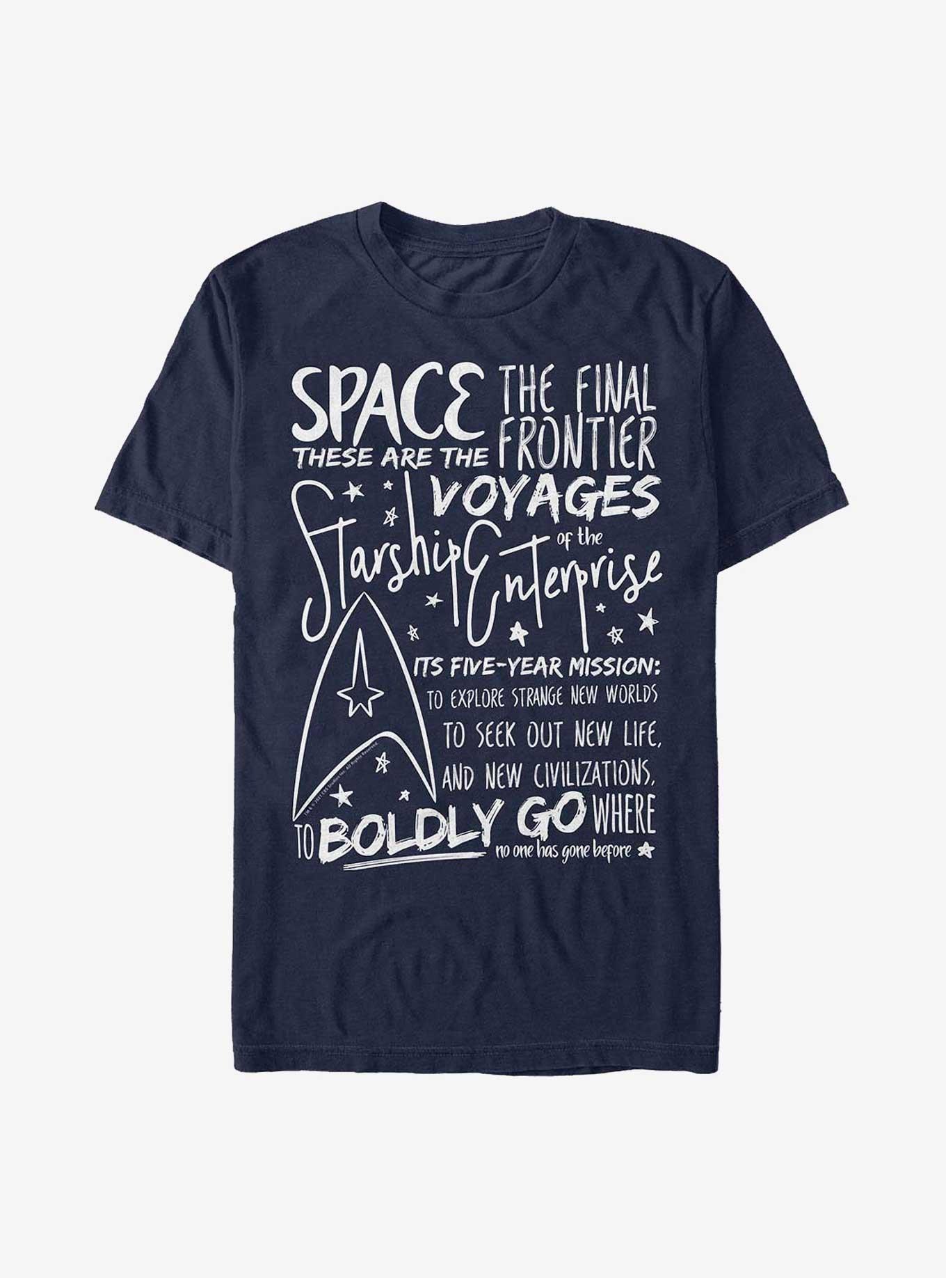 Star Trek Sketchbook Speech T-Shirt, NAVY, hi-res