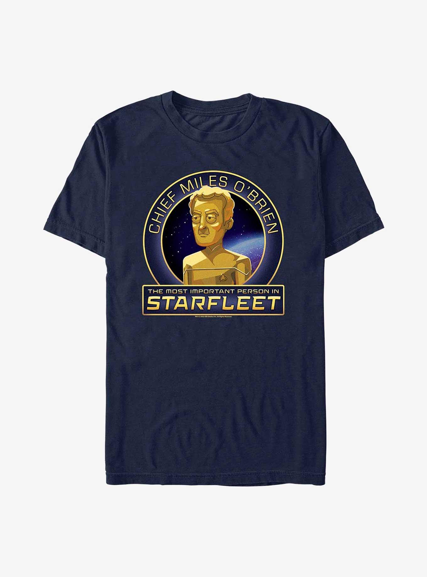 Star Trek Miles O'Brien Most Important T-Shirt, ROYAL, hi-res