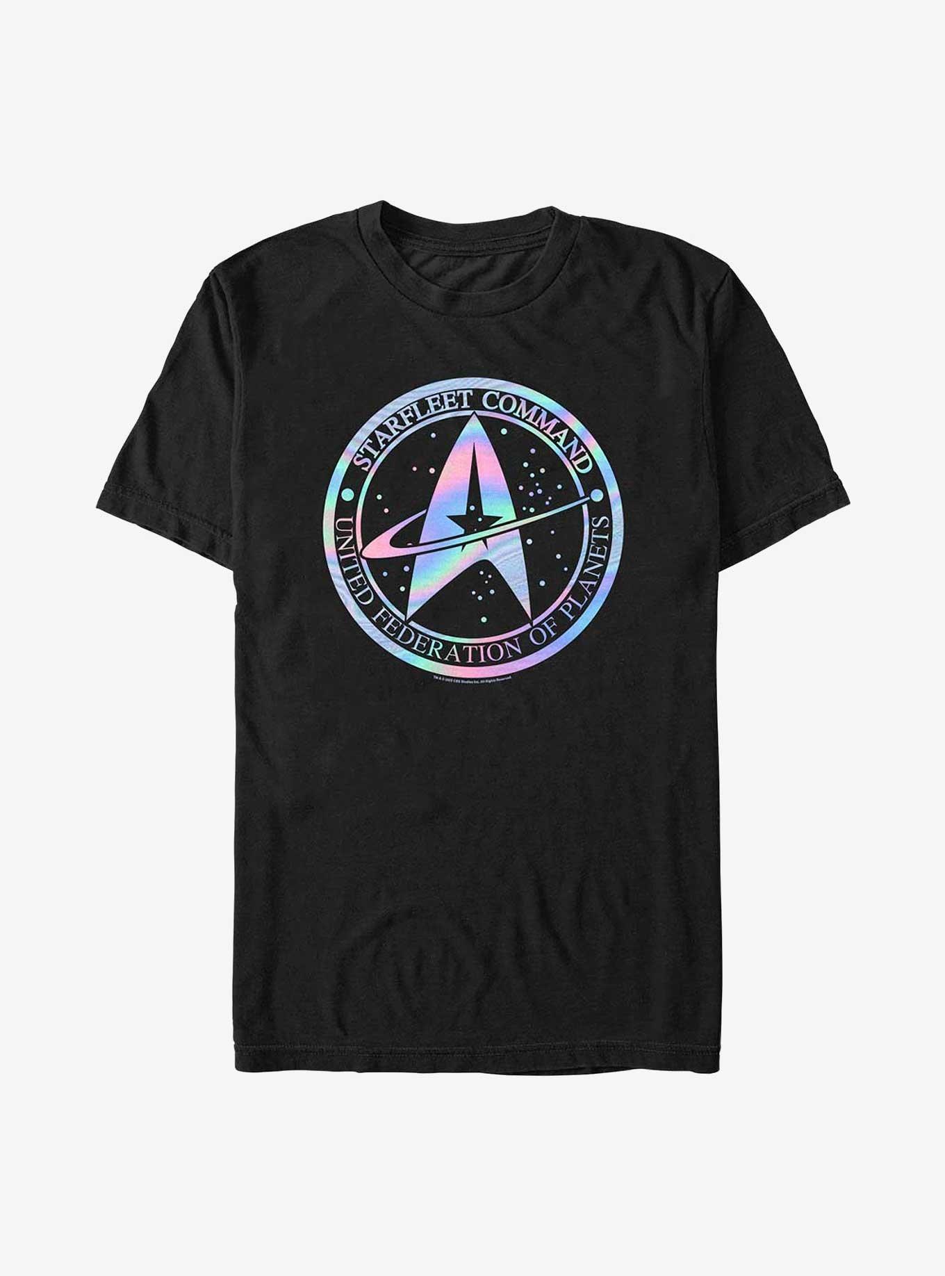 Star Trek Starfleet Command Holo T-Shirt, BLACK, hi-res