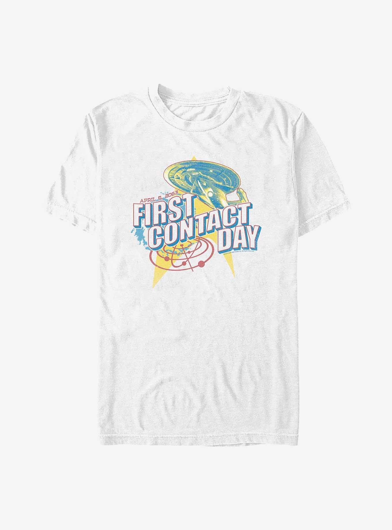 Star Trek First Contact Day T-Shirt, WHITE, hi-res