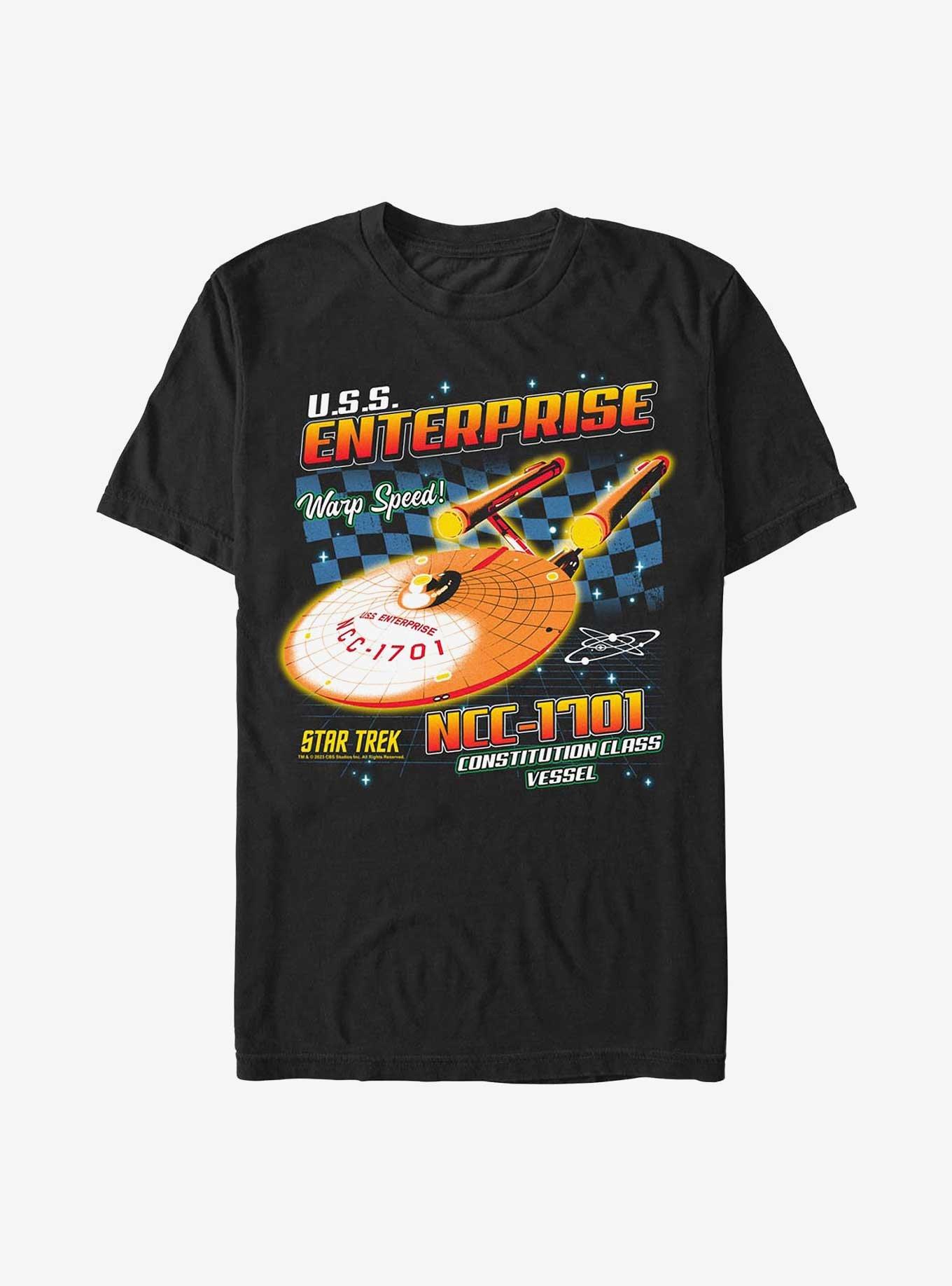 Star Trek Enterprise Ship Focus T-Shirt, BLACK, hi-res