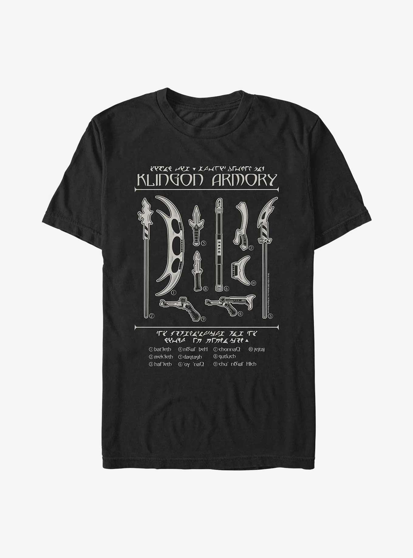 Star Trek Klingon Armory T-Shirt, BLACK, hi-res