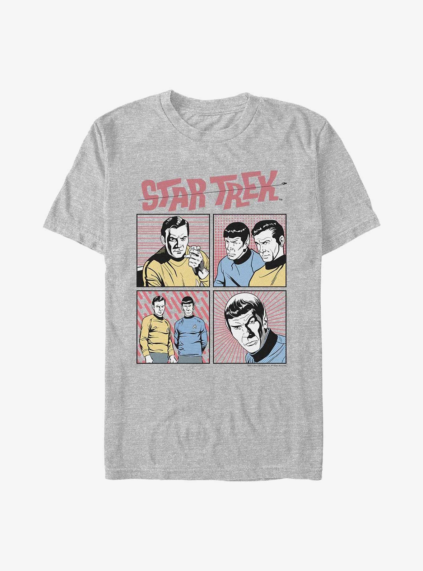 Star Trek Comic T-Shirt, ATH HTR, hi-res
