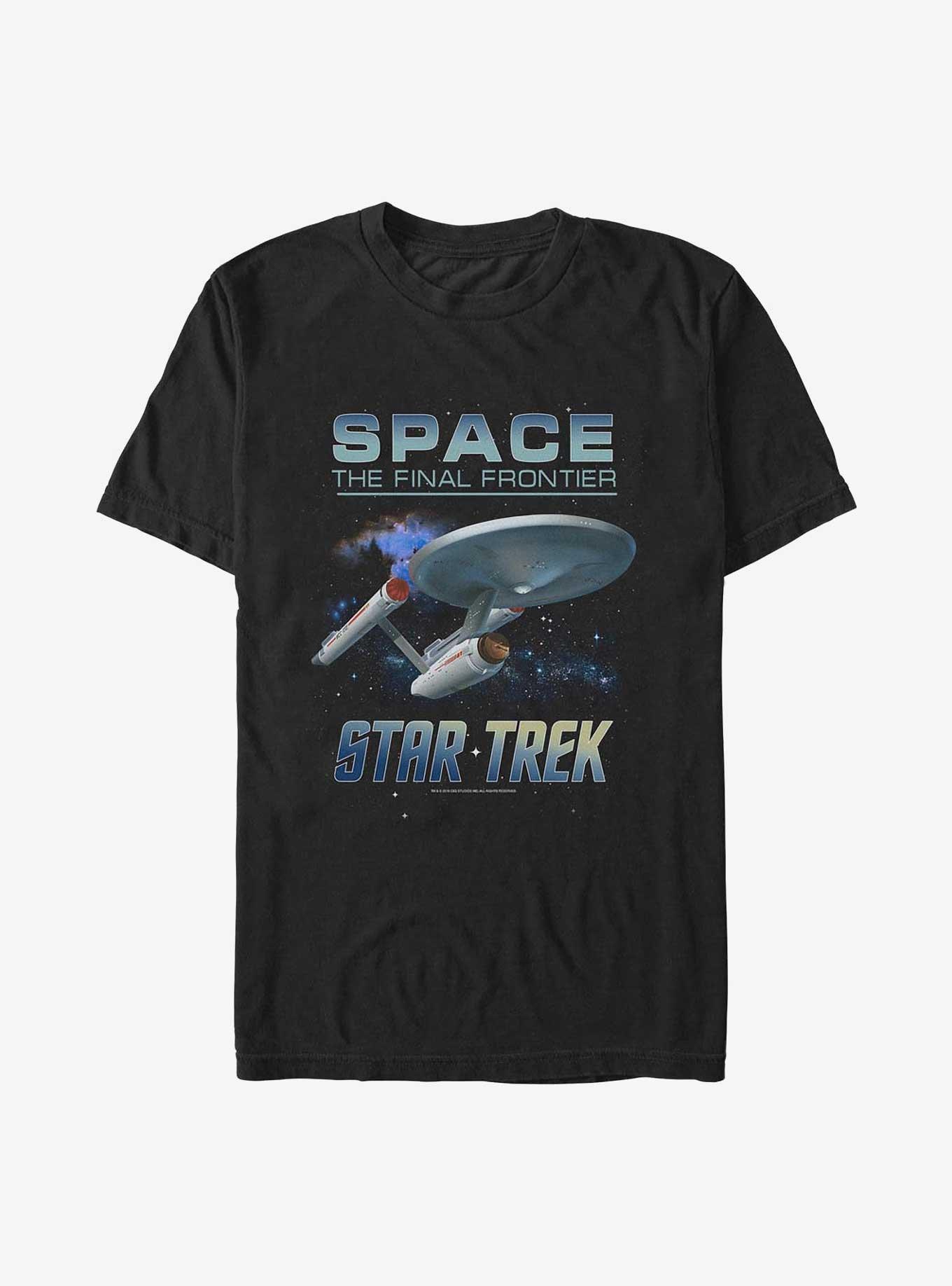 Star Trek Space Frontier T-Shirt, BLACK, hi-res