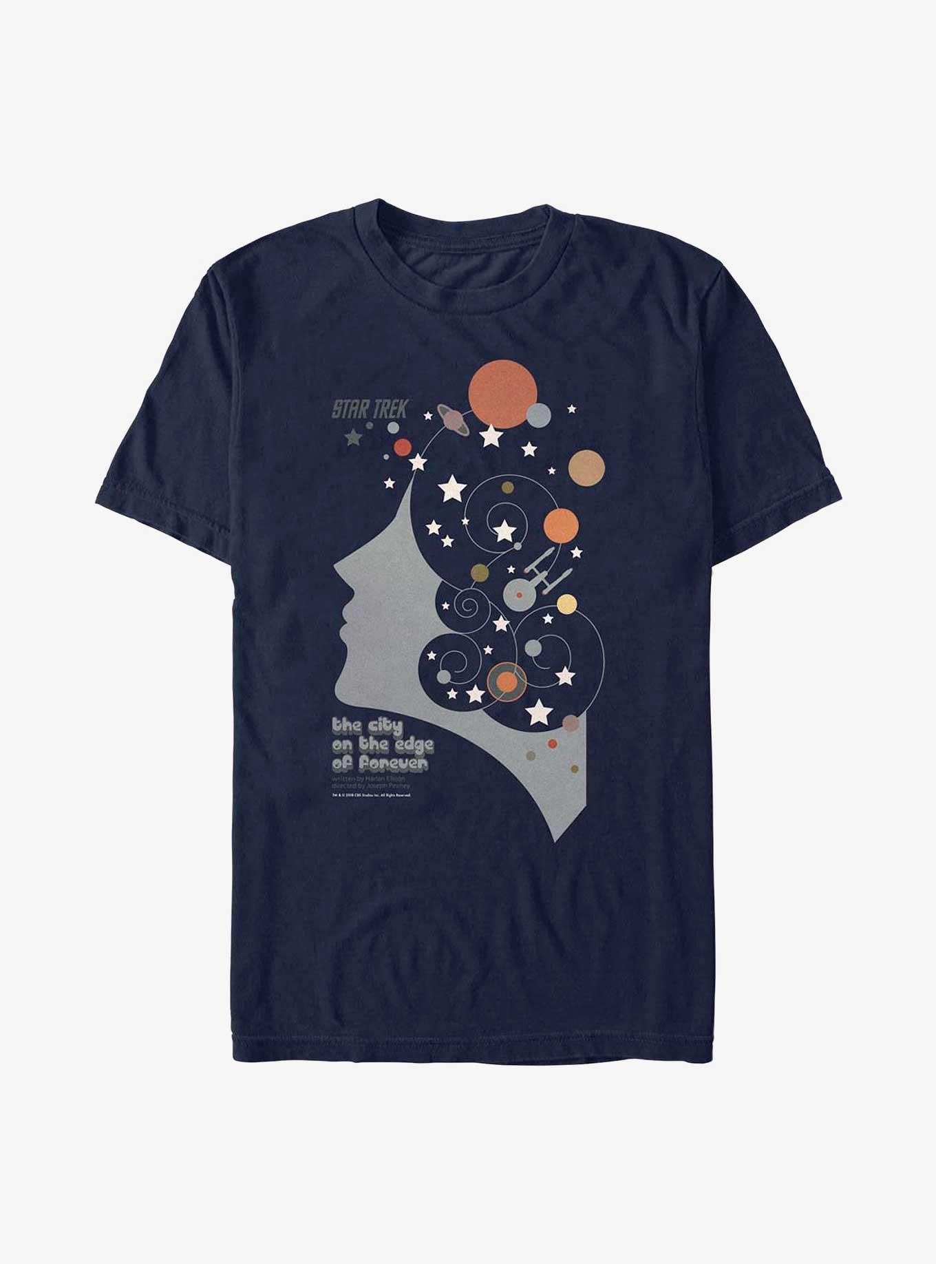 Star Trek Edge Of Forever Poster T-Shirt