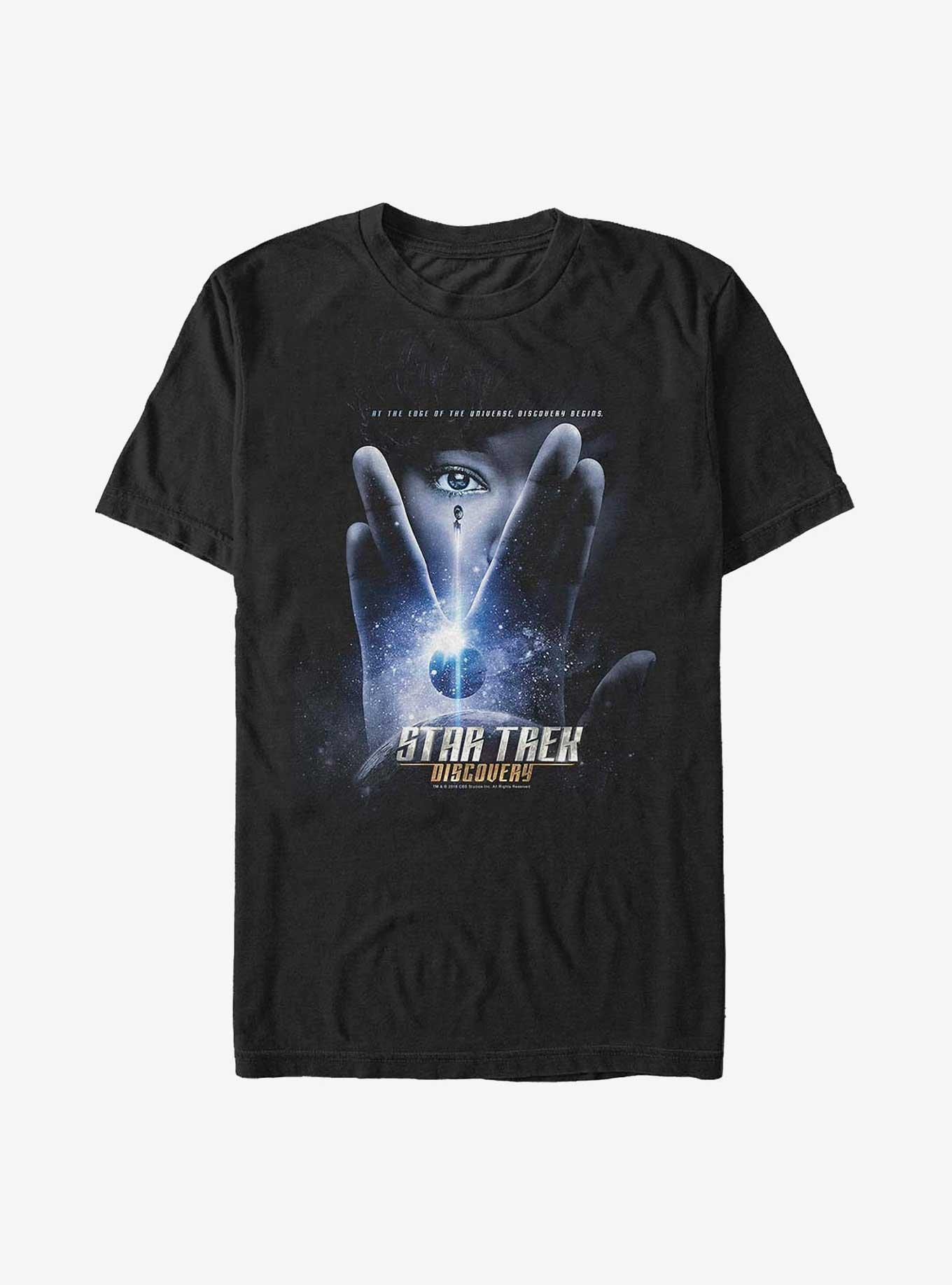 Star Trek Discovery Hand Palm T-Shirt, BLACK, hi-res
