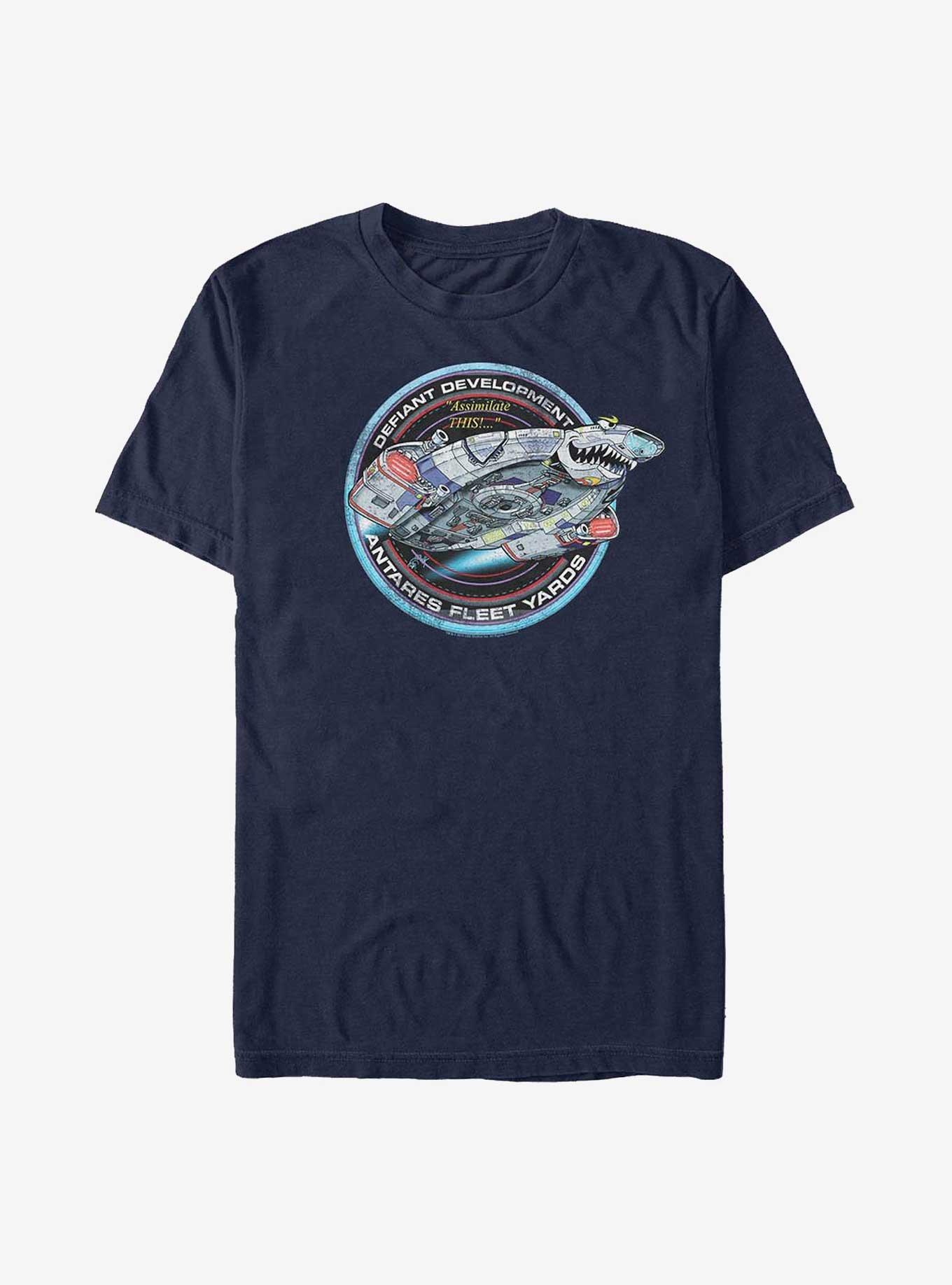 Star Trek Defiant Development T-Shirt, NAVY, hi-res