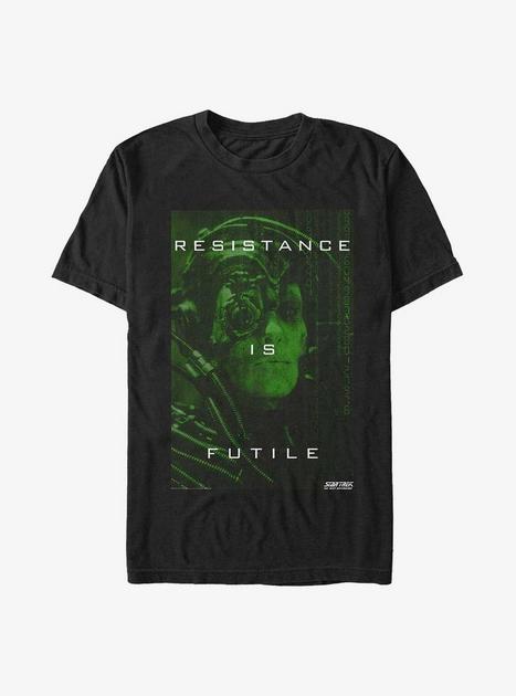 Star Trek Resistance Is Futile T-Shirt - BLACK | Hot Topic