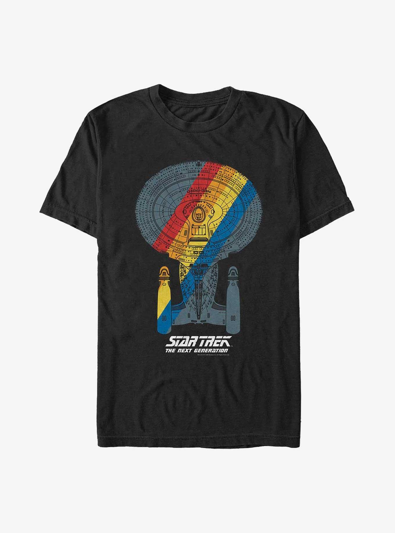 Star Trek Rainbow Ship T-Shirt