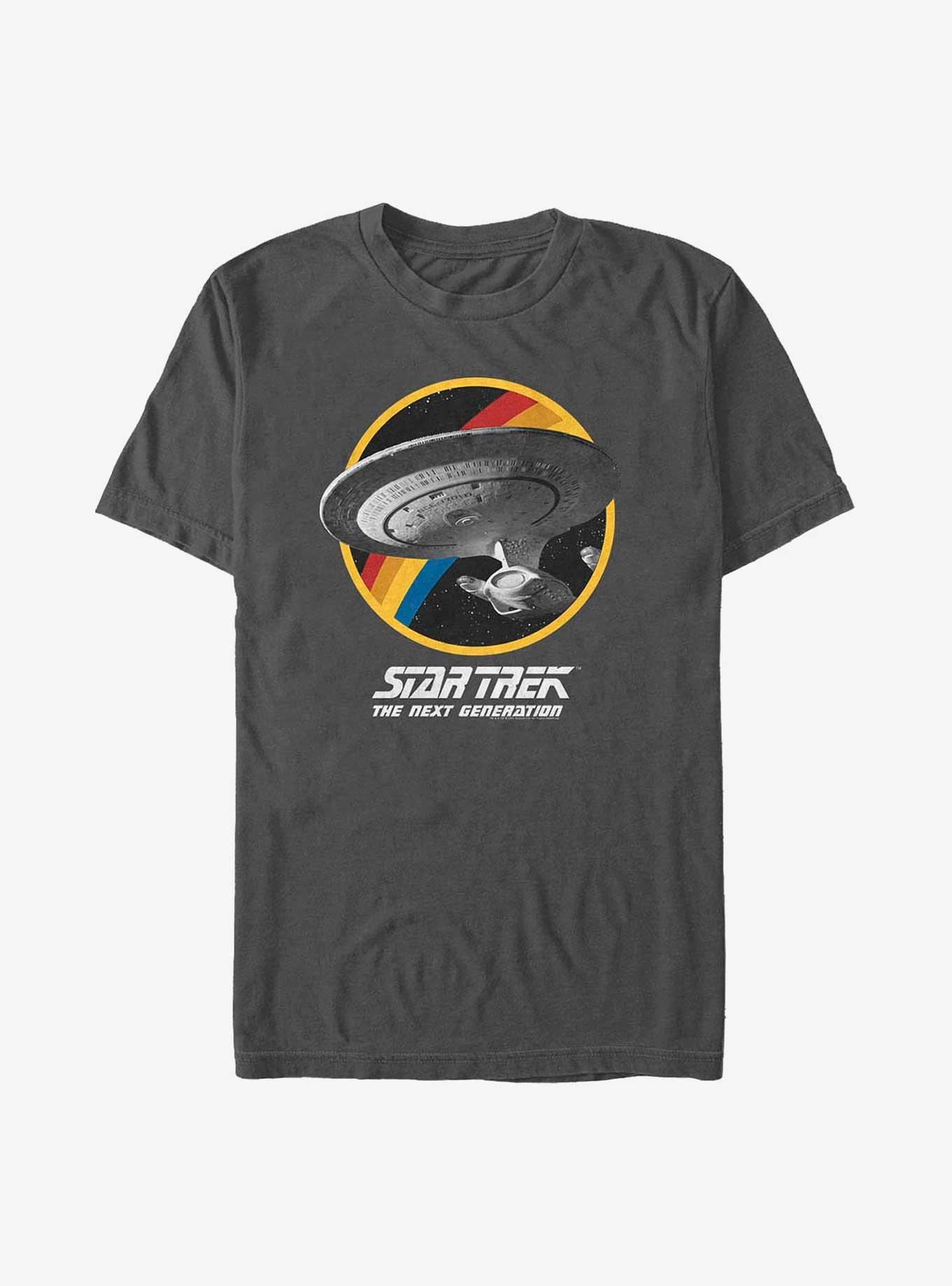 Star Trek Next Patch T-Shirt, CHARCOAL, hi-res
