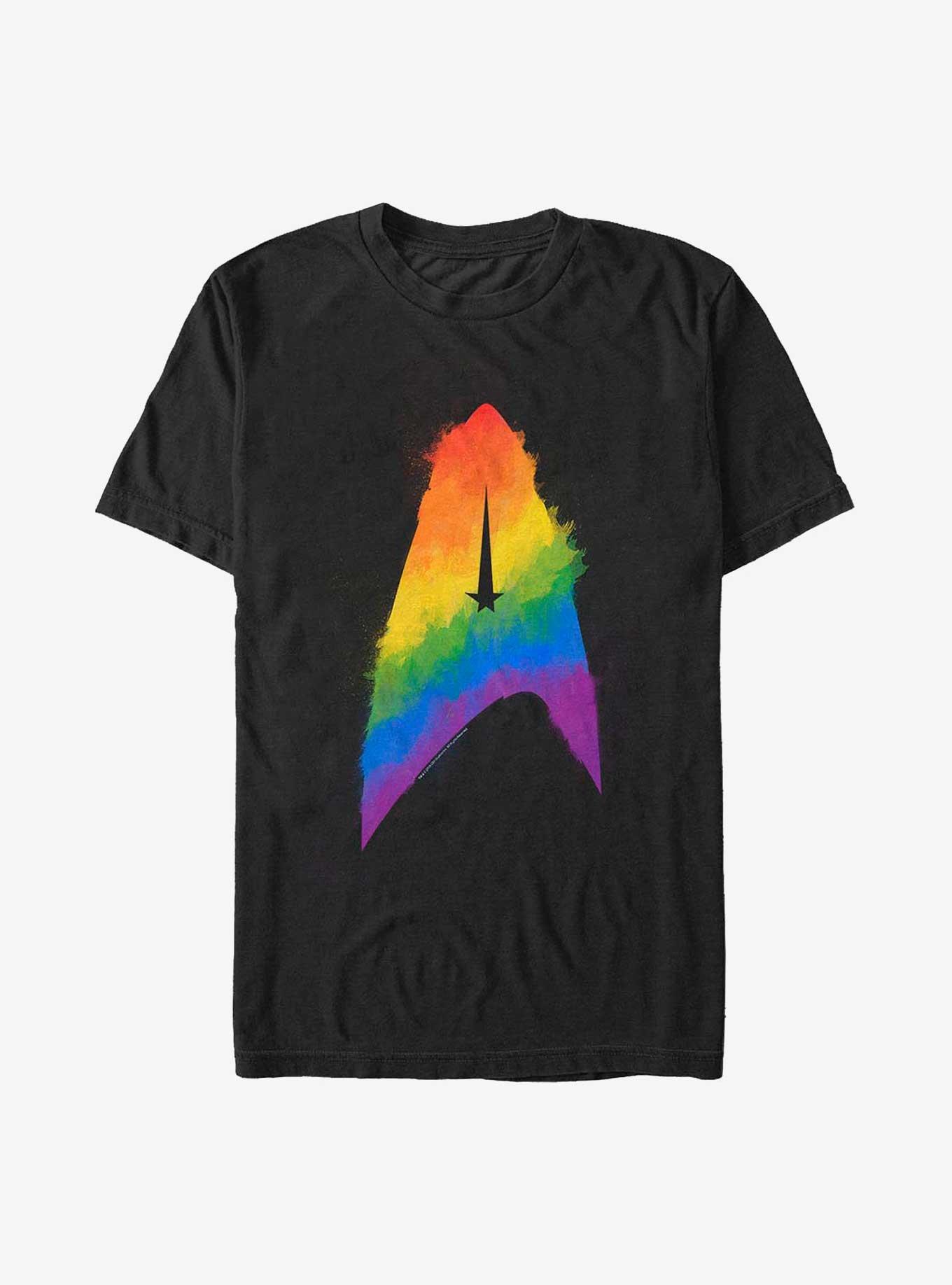 Star Trek Pride Paint Badge T-Shirt, , hi-res