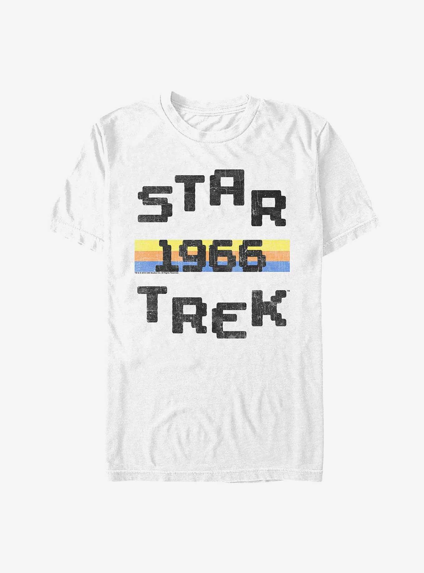 Star Trek 8Bit Trek T-Shirt, WHITE, hi-res