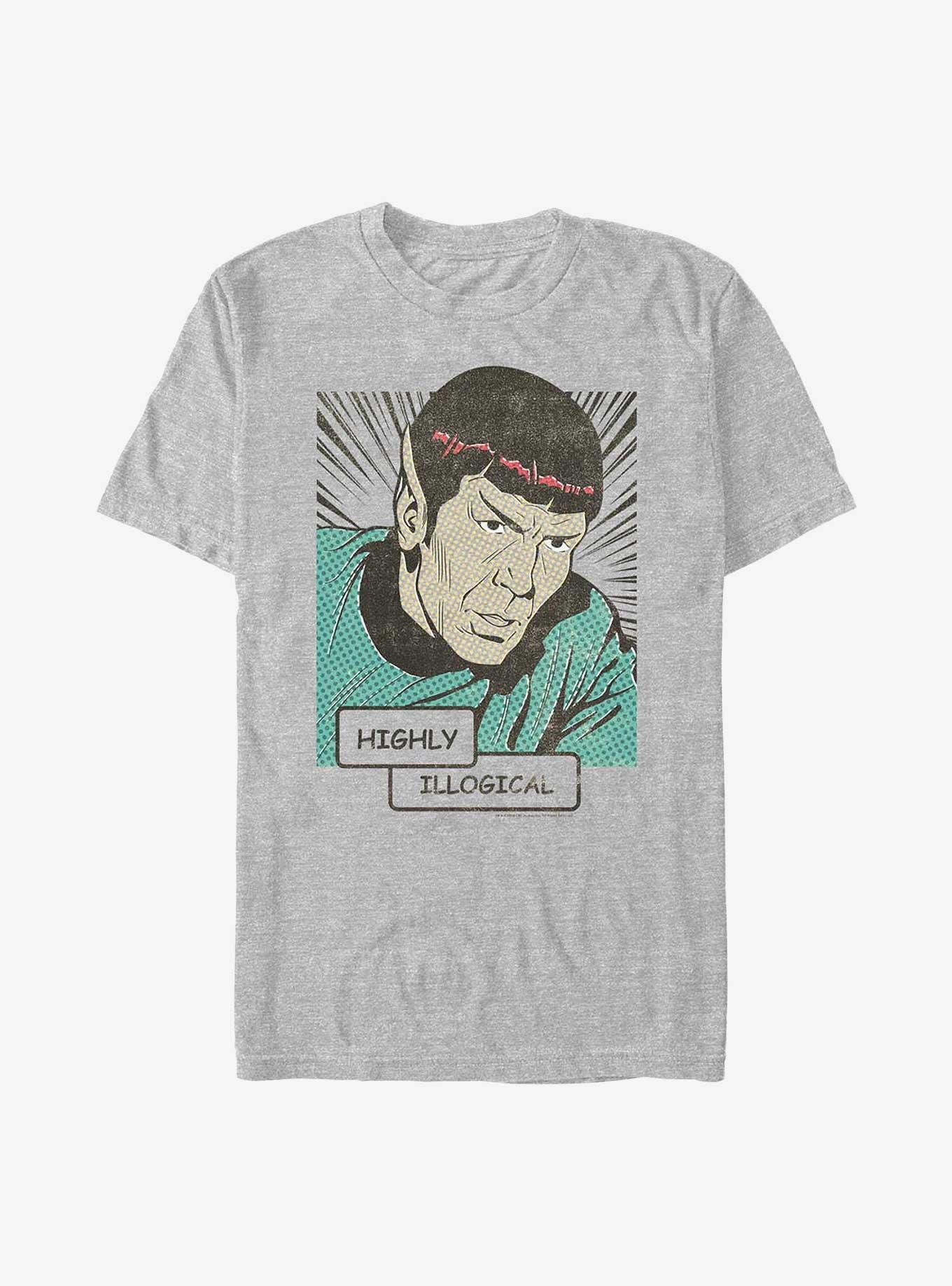 Star Trek Highly Illogical T-Shirt, ATH HTR, hi-res