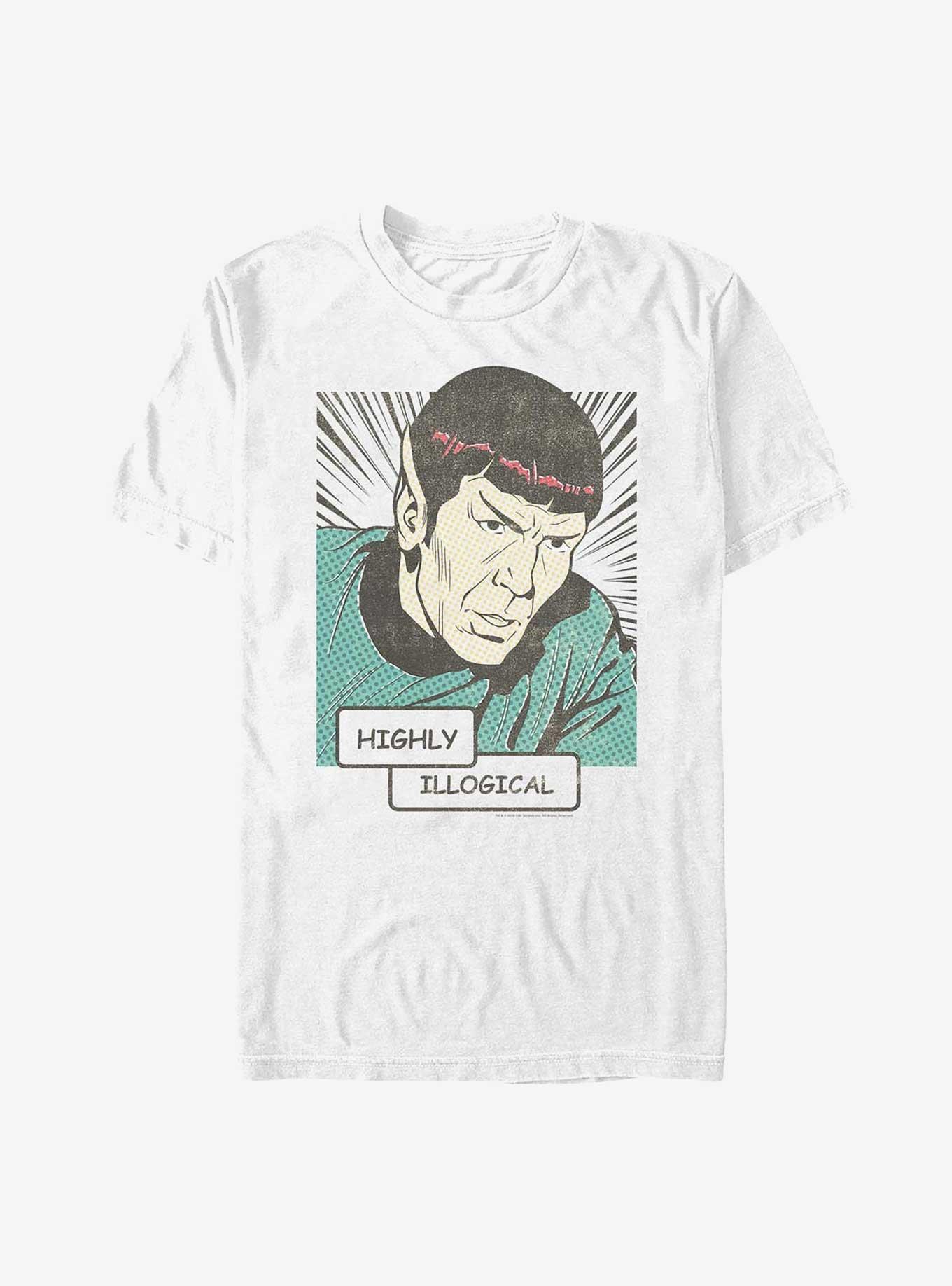 Star Trek Highly Illogical Spock Comic T-Shirt