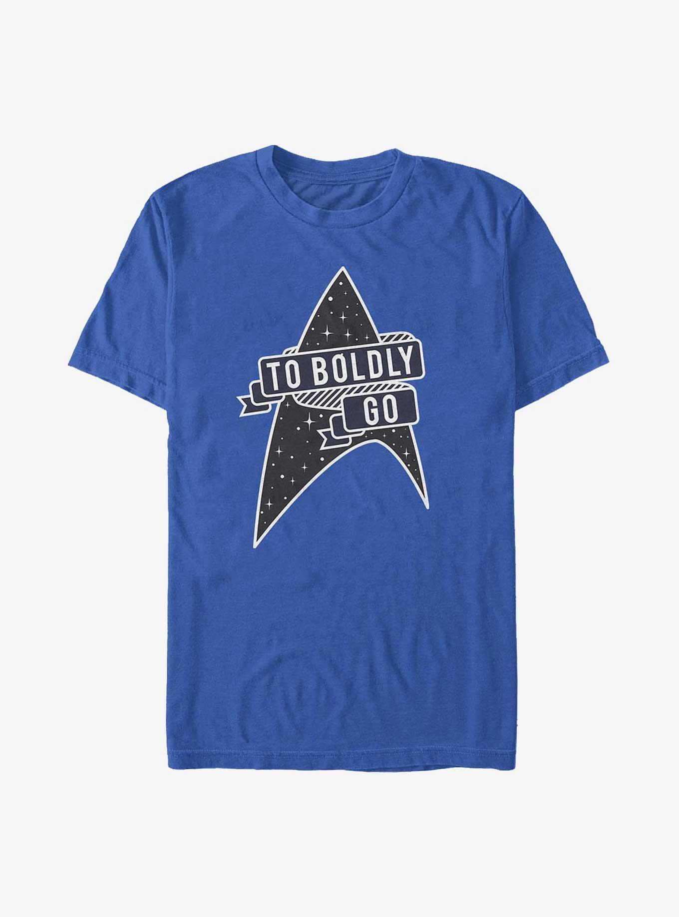 Star Trek Bold Stars T-Shirt, ROYAL, hi-res