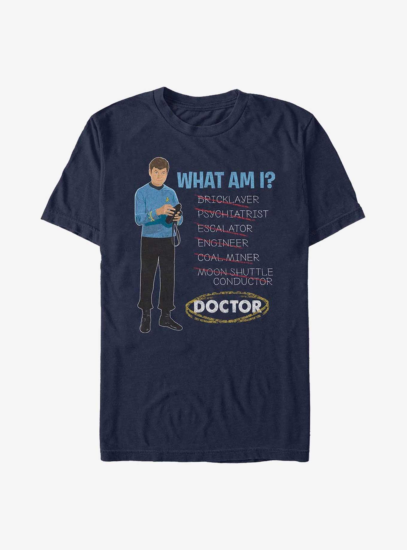 Star Trek What Am I T-Shirt, NAVY, hi-res