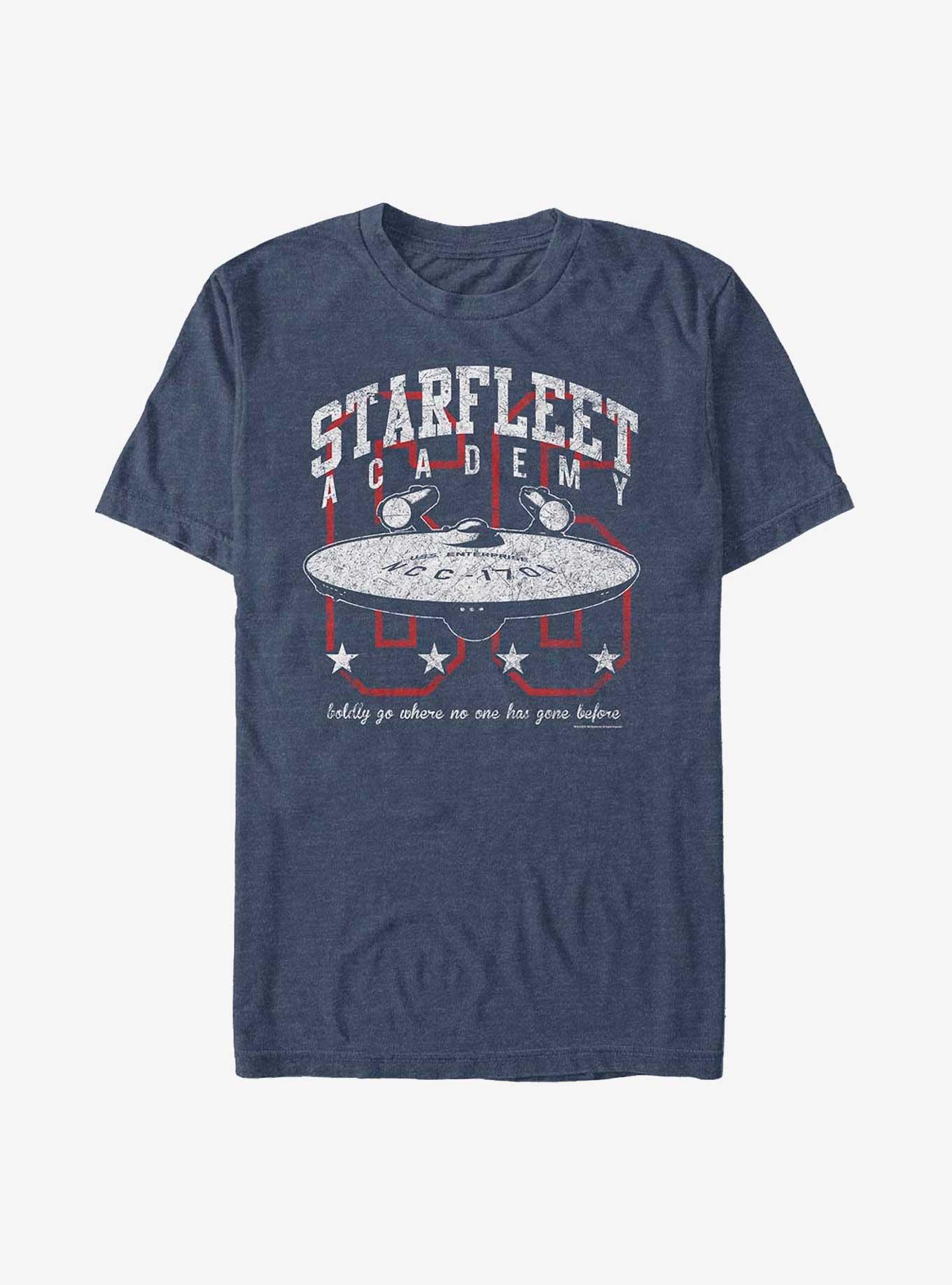 Star Trek Starfleet Academy T-Shirt, NAVY HTR, hi-res