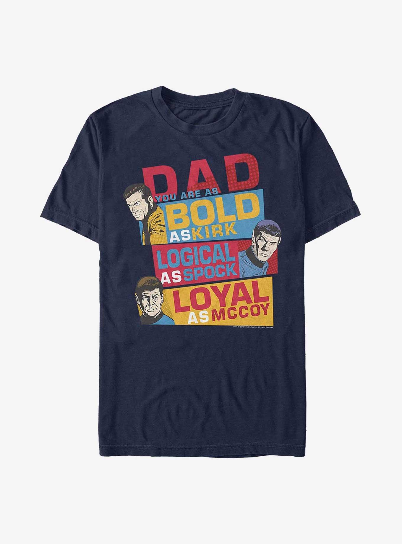 Star Trek Bold Dad T-Shirt, NAVY, hi-res