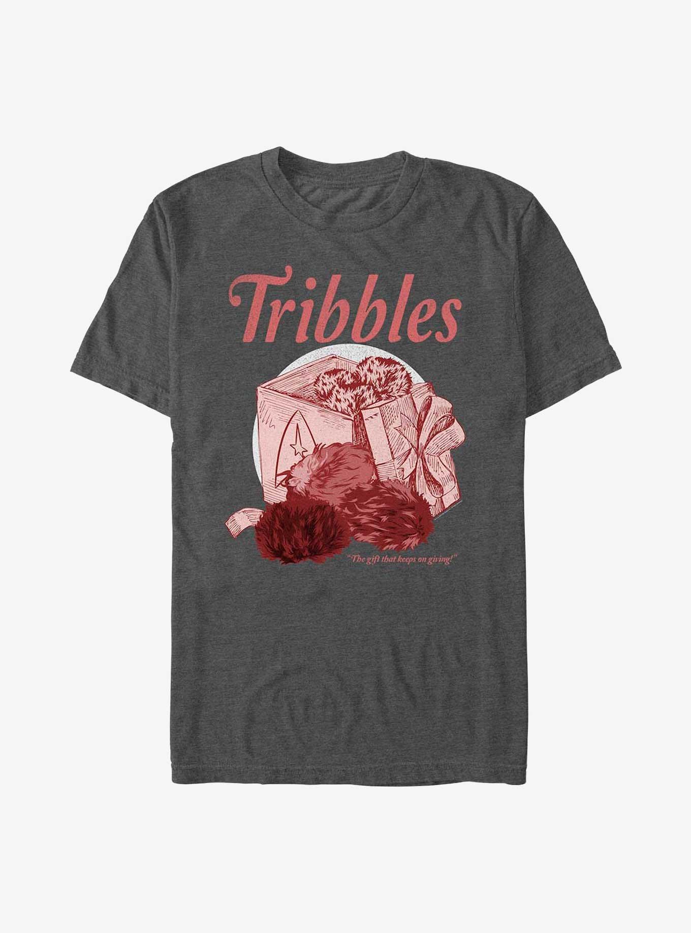 Star Trek Tribble Christmas Gift T-Shirt, CHAR HTR, hi-res