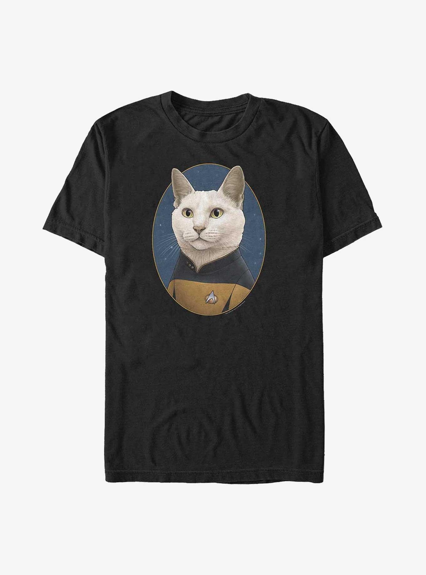 Star Trek Data Cat T-Shirt