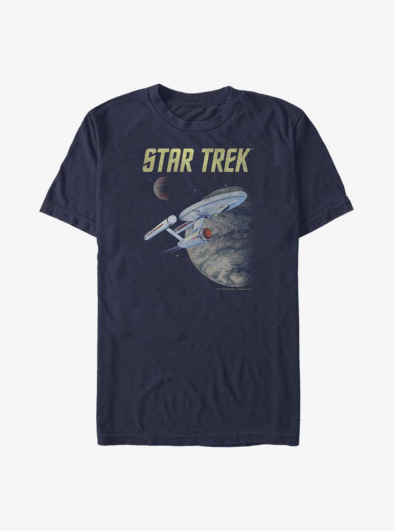 Star Trek Space Flight T-Shirt, NAVY, hi-res